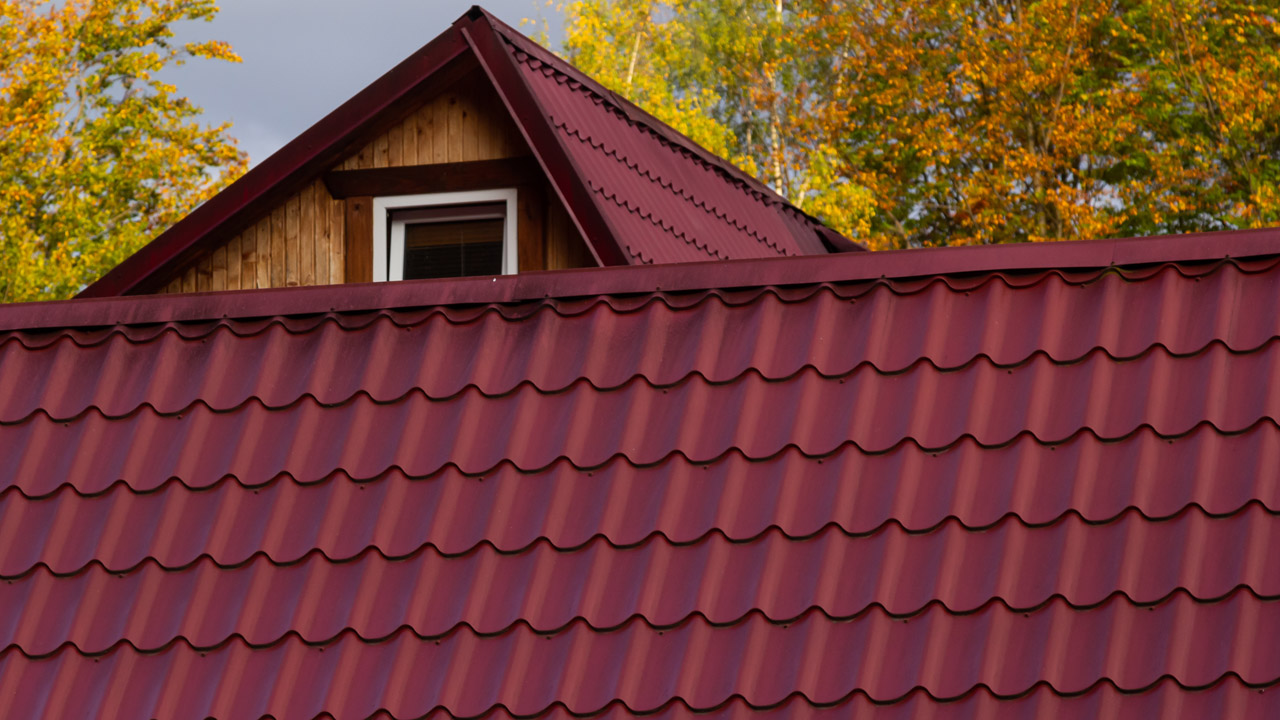 Red Metal Roof Installation in Austin